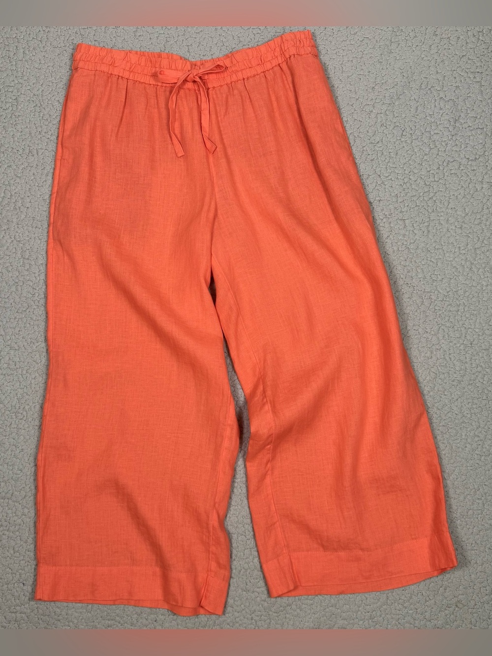 J. Crew Seaside Relaxed Wide Leg Linen Pants